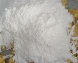 A picture of step 4 of Khoya Chocolate Barfi.