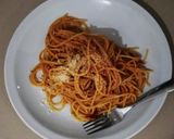 Foto del paso 3 de la receta: Fideos con tuco y jamón !