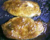A picture of step 4 of Soft Japanese-Style Pork Steak with a Hint of Wasabi.