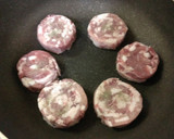 A picture of step 8 of Pork Roll Steaks with Thinly Sliced Pork.