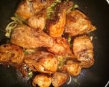 A picture of step 8 of Spicey chicken with gravy.