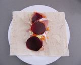 A picture of step 2 of Ham And Salad Wrap.