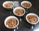 A picture of step 5 of Chocolate Banana Muffins.