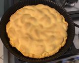 Une image de l'étape 7 de Tarte renversée pommes et pistaches (pâte brisée à la crème).
