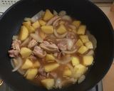 A picture of step 7 of Japanese curry chicken.