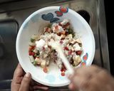 A picture of step 7 of Russian Salad.