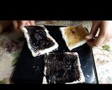 A picture of step 2 of Chocolate pinwheel sandwich 🥪 😋.