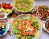 Hình bước làm 6 của món Cơm nhà có món chả ngon