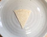 A picture of step 3 of Brown Sugar and Cinnamon Tortilla Chips with Caramel Sauce.
