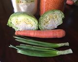 A picture of step 1 of California Farm Quick Pickled Curtido Cole Slaw.