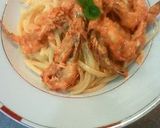A picture of step 11 of Shrimp Tomato Cream Spaghetti.