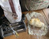 Foto del paso 1 de la receta: Fideos caseros 🍝