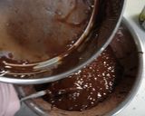 A picture of step 4 of Rich Fluffy Chocolate Souffle.