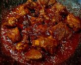 A picture of step 4 of Mutton Rogan Josh (Mutton in Kashmiri style).