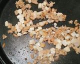 A picture of step 8 of Curry-Flavored Monjayaki (Pan-Fried Batter with Various Ingredients).