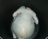 A picture of step 1 of Chicken and Dumplings.