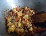 A picture of step 3 of Basket Of Creamy Shrimp with Fish Roe Fry.