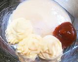 A picture of step 4 of Real Chinese-style Shrimp with Mayo (Aurora Sauce).
