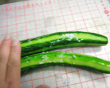 A picture of step 2 of Crunchy Sesame Seed Cucumbers with an Extra Twist.