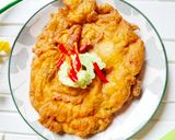 Foto langkah ke 5 dari resep Telur Dadar Pare.