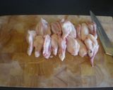 A picture of step 2 of Real Simple BBQ Hot Wings.