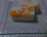 A picture of step 5 of Fruit Packed Milk Kanten Jelly.