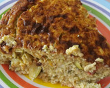 Foto del paso 6 de la receta: Pastel de calabacín y queso de cabra