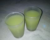 A picture of step 3 of Cucumber juice.