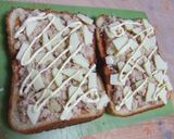 A picture of step 5 of Tuna and Potato Pizza Toast.
