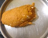 A picture of step 3 of Roasted Gram Burfi.