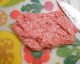 A picture of step 3 of My Mum's Meat Miso Onigiri.
