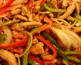 A picture of step 1 of Fajitas.