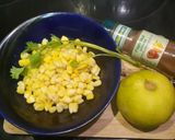 รูปขั้นตอนการทำที่ 1 ของ Corn chaat ข้าวโพดคลุกแบบอินเดีย