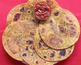 A picture of step 5 of Paneer Potato Masala Thepla.