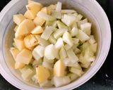 A picture of step 1 of Traditional Ganth Gobhi Dry Curry.