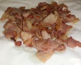 A picture of step 4 of Bok Choy with Bacon.