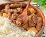 صورة لخطوة 14 من وصفة كفتة الأرز بالبطاطس واللحم 🥔🍖🇪🇬