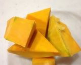 A picture of step 1 of Fluffy Kabocha Squash Chiffon Cake.