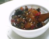 A picture of step 1 of No-bake Cheesecake with Fruit and a Hint of Rum.