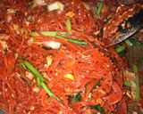 Foto langkah ke 7 dari resep Mie Merah Organik Khas Banjarmasin (mie habang).