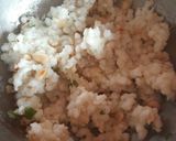 A picture of step 1 of Sabudana vada.