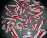 A picture of step 2 of CANDY CANE SYRUP.