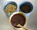 A picture of step 1 of Snow Mountain Chocolate Cake.