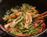 A picture of step 3 of Chikuwa and Cabbage Mayonnaise and Curry Stir Fry.