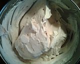 A picture of step 3 of Chocolate Angel food Cake Parfait with Strawberry Cream.
