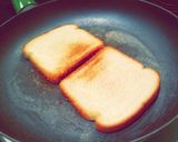 A picture of step 2 of Complicated grill cheese sandwich.