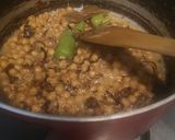 A picture of step 4 of Chana pulao.