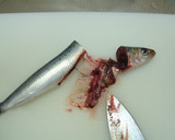 A picture of step 2 of Breaded and Deep Fried Sardines.
