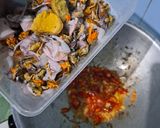 Foto langkah ke 1 dari resep Tumis kerang cumi tempe.