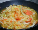A picture of step 1 of Cabbage And Ham.